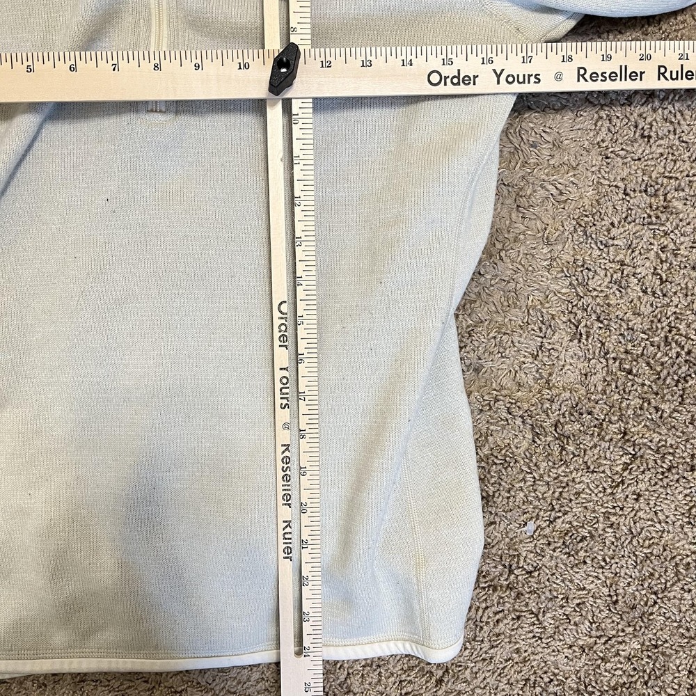 Patagonia Better Sweater 1/4 Zip Fleece Womens M White Pullover Hiking Outdoor - Picture 5 of 5